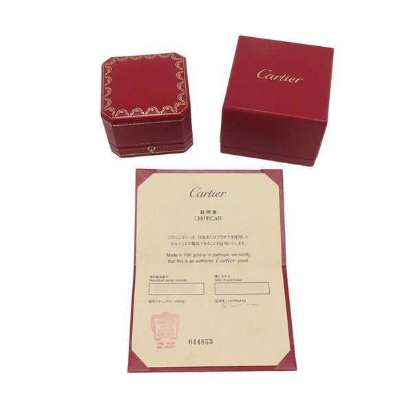 カルティエ リング Cハート リング ダイヤモンド K18WGホワイトゴールド サイズ51 B4041500 Cartier 指輪