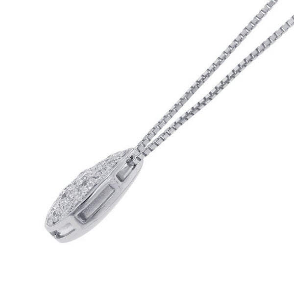 モニッケンダム ネックレス ドロップ ペンダント ダイヤモンド 計0.77ct K18WGホワイトゴールド MONNICKENDAM