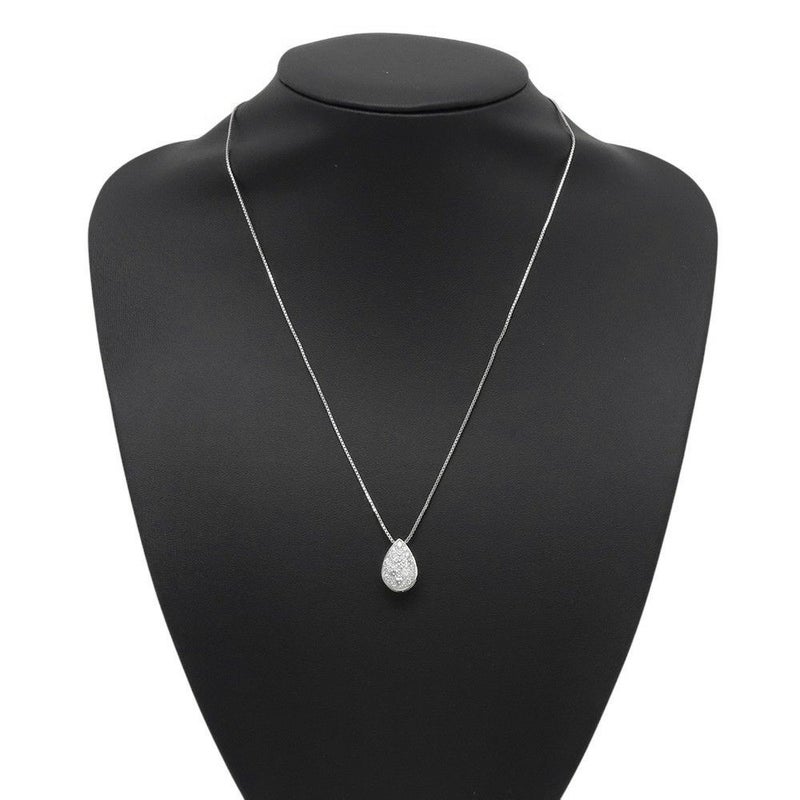 モニッケンダム ネックレス ドロップ ペンダント ダイヤモンド 計0.77ct K18WGホワイトゴールド MONNICKENDAM