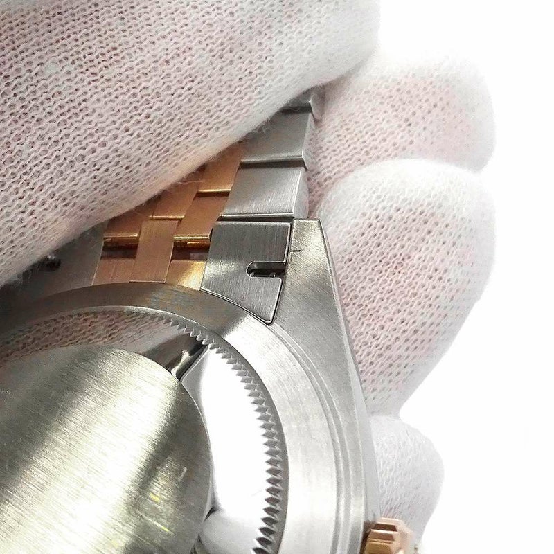 ロレックス デイトジャスト41 SS/K18PG 126331G ROLEX 腕時計 チョコレート文字盤 10PD