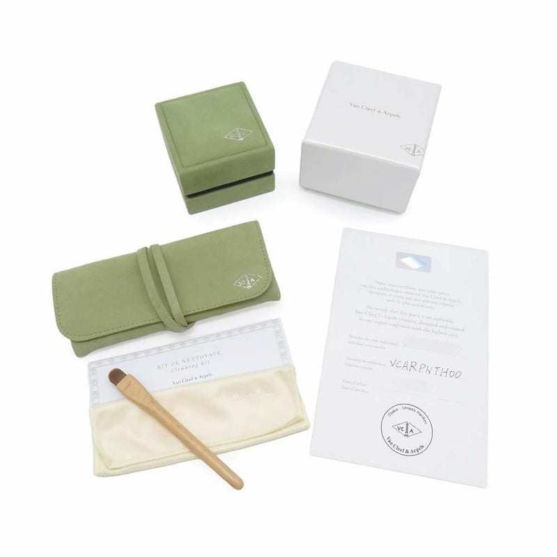 ヴァンクリーフ&アーペル ネックレス ヴィンテージ アルハンブラ ギヨシェ ダイヤ 1P K18WG/K18PG VCARPNTH00 2024年ホリデー限定