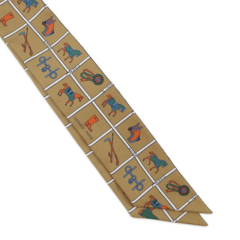 エルメス スカーフ ツイリー 馬着 Couvertures et Tenues de jour HERMES シルクツイル 2022秋冬