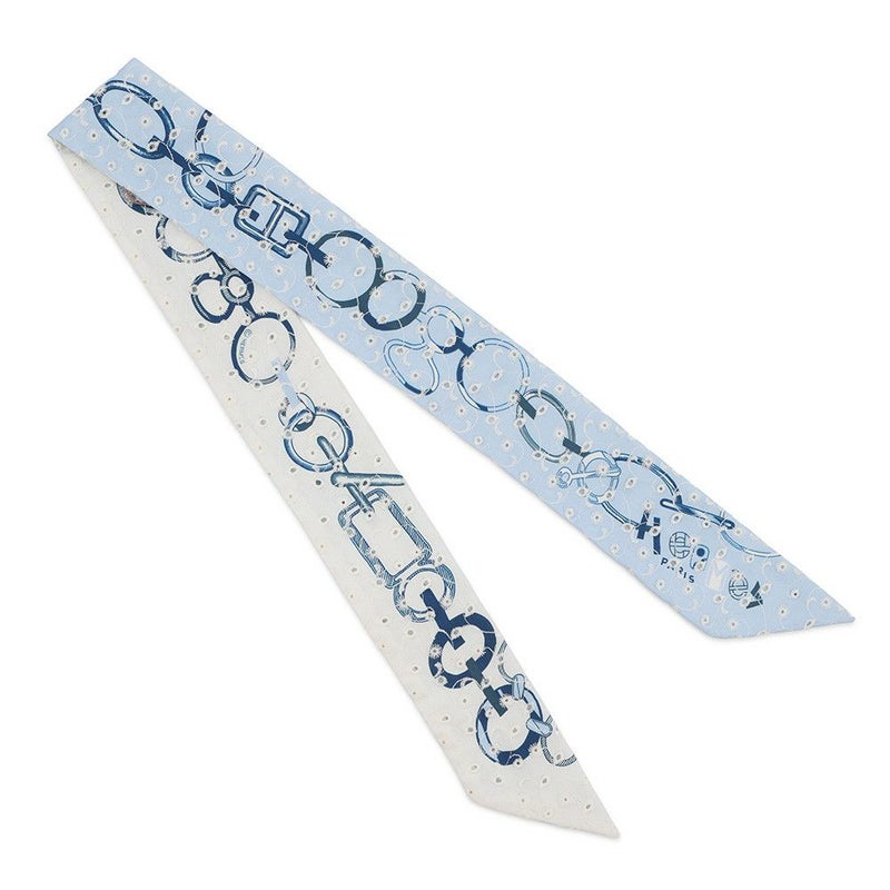 エルメス スカーフ ツイリー ド・レ・ブックル・ブロデリー・アングレーズDo Re Boucles Broderie Anglaise 2023春夏