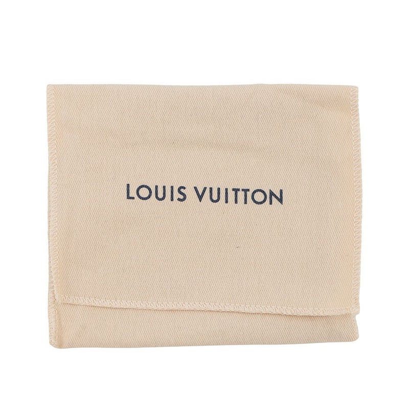 ルイヴィトン 二つ折り財布 ラムレザー/モノグラム・パターン ポルトフォイユ・ルー M81599 LOUIS VUITTON ブラック 黒