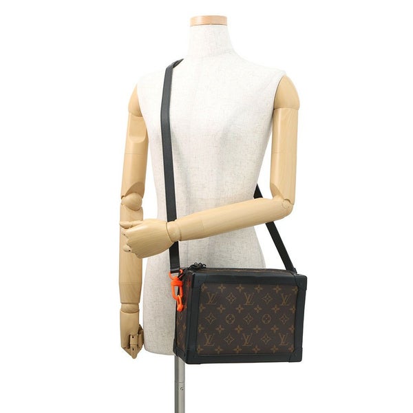 ルイヴィトン ショルダーバッグ モノグラム・ソーラーレイ ソフトトランク M44427 ヴィトン バッグ ヴァージル・アブロー 黒 ブラック