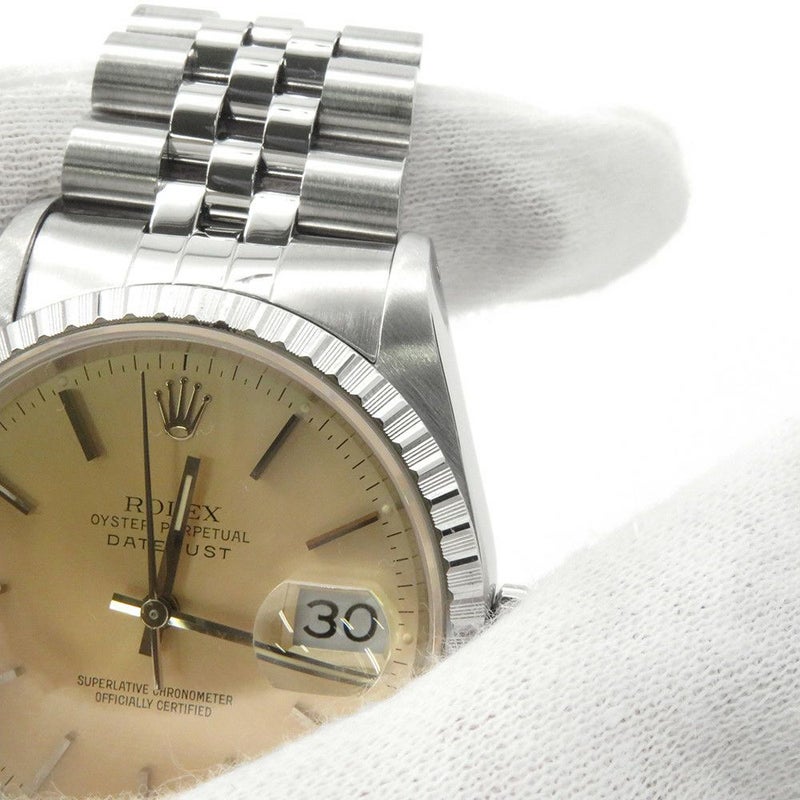 ロレックス デイトジャスト36 X番 16220 ROLEX 腕時計 シルバー文字盤