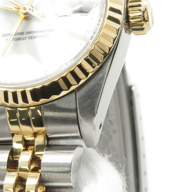 ロレックス デイトジャスト X番 SS/K18YG 69173 ROLEX 腕時計 白文字盤