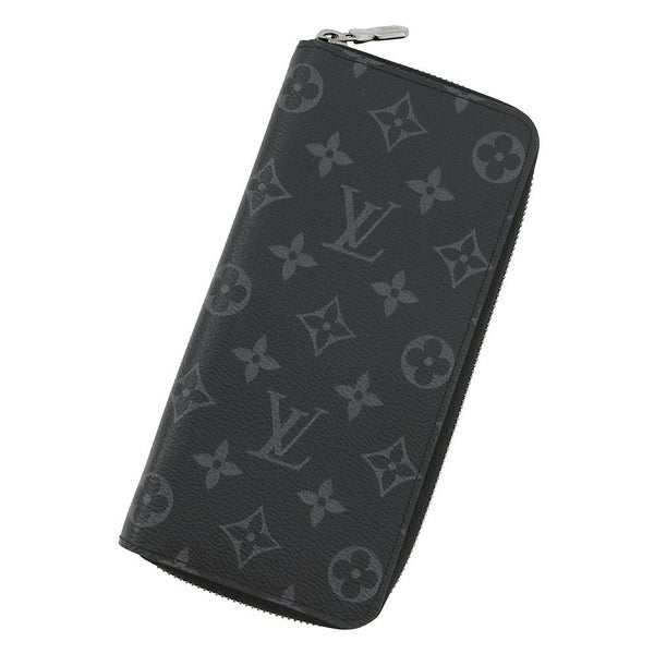 ルイヴィトン 長財布 モノグラム・エクリプス ジッピーウォレット・ヴェルティカル M62295 LOUIS VUITTON ヴィトン 黒 ブラック