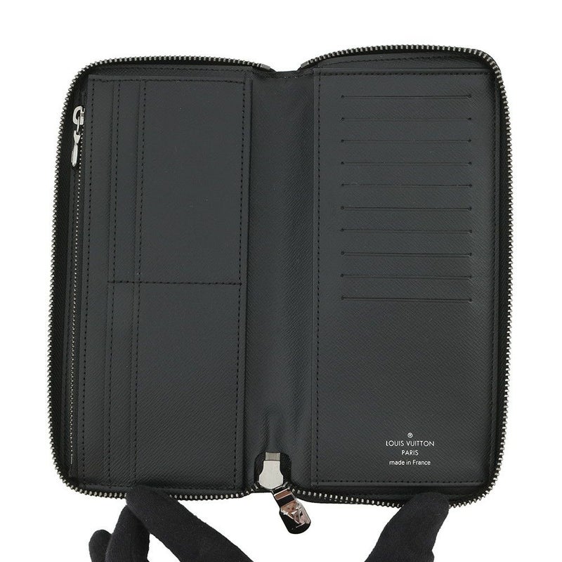ルイヴィトン 長財布 モノグラム・エクリプス ジッピーウォレット・ヴェルティカル M62295 LOUIS VUITTON ヴィトン 黒 ブラック