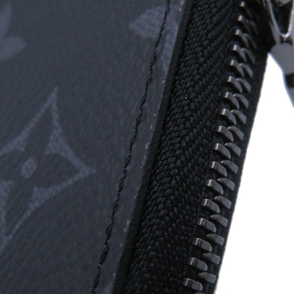 ルイヴィトン 長財布 モノグラム・エクリプス ジッピーウォレット・ヴェルティカル M62295 LOUIS VUITTON ヴィトン 黒 ブラック
