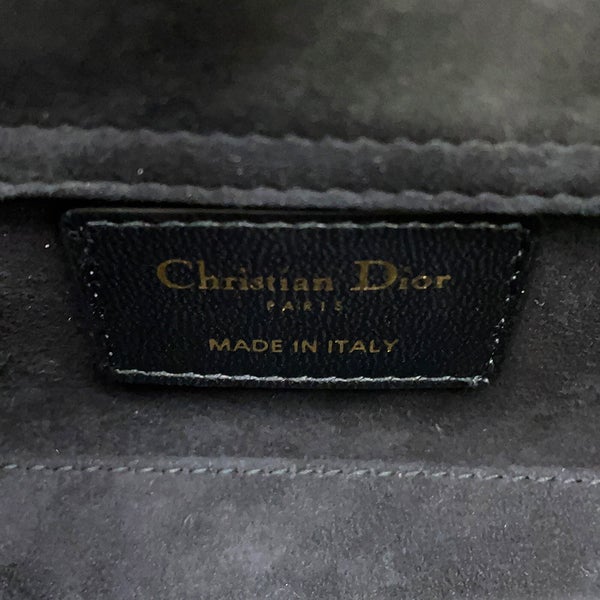 ディオール ハンドバッグ Lady D-JOY カナージュ マイクロ ラムスキン S0910ONGE Christian Dior 3way 黒