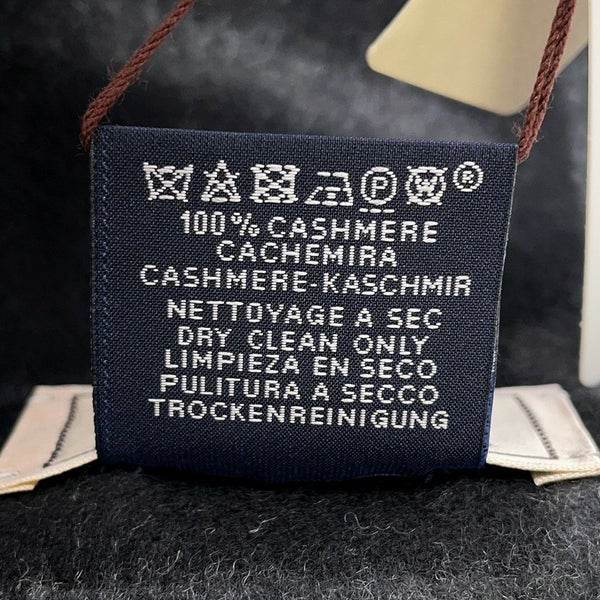 エルメス マフラー クリック・セ・ヌエ カシミヤ HERMES メンズ ショール 黒