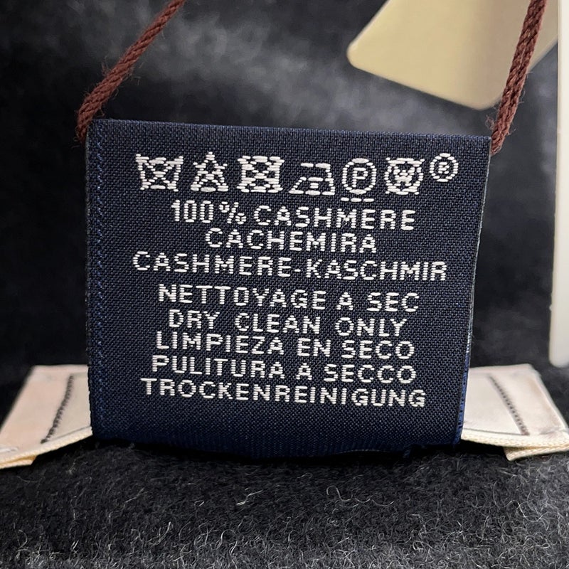 エルメス マフラー クリック・セ・ヌエ カシミヤ HERMES メンズ ショール 黒