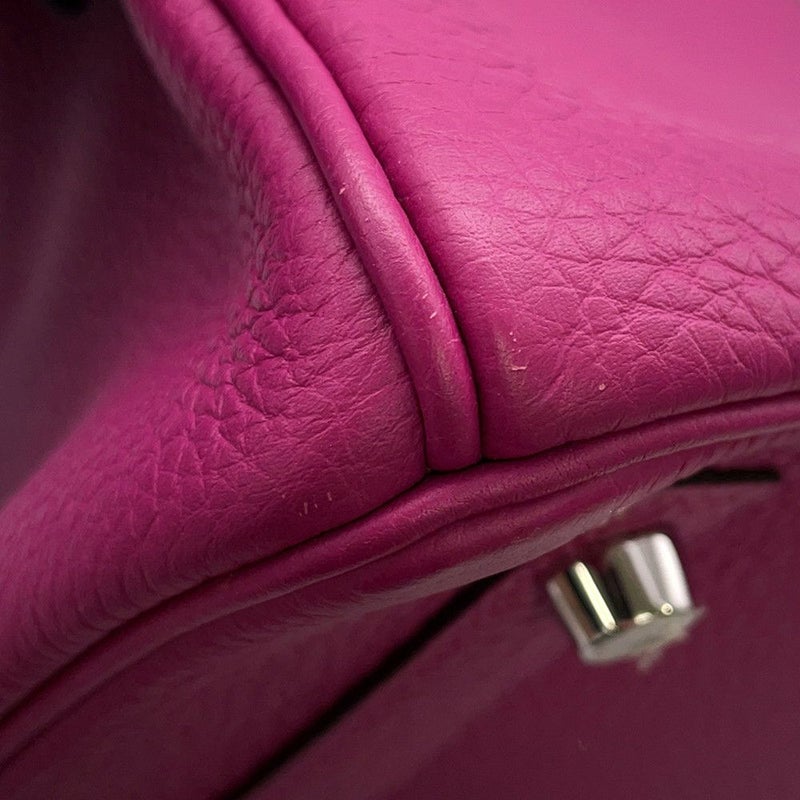 エルメス バーキン30 ローズパープル/シルバー金具 トゴ A刻印 HERMES Birkin ハンドバッグ