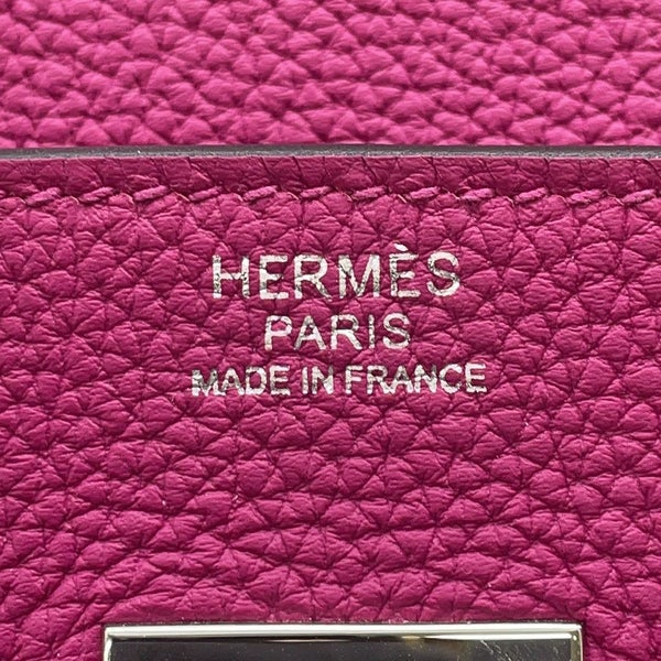 エルメス バーキン30 ローズパープル/シルバー金具 トゴ A刻印 HERMES Birkin ハンドバッグ