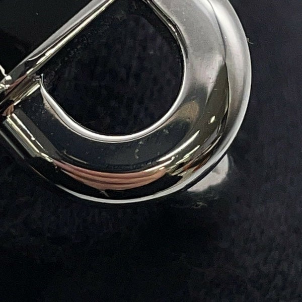 エルメス リング マイヨン ブラック/シルバー金具 サイズT60 HERMES メンズ 指輪 黒