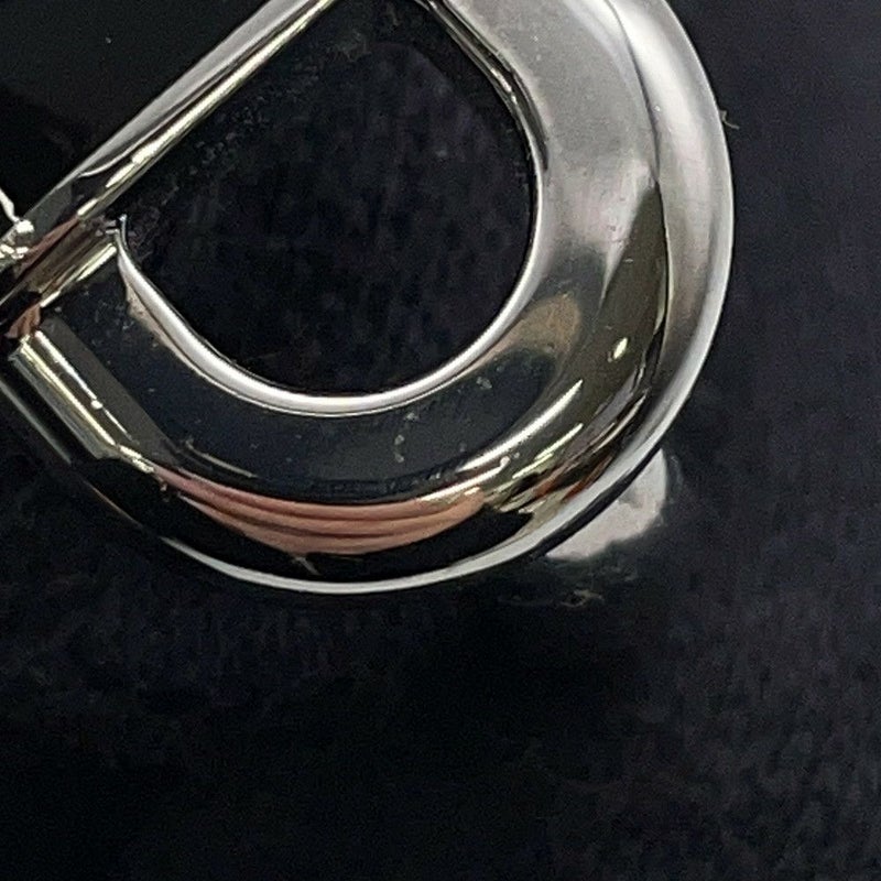 エルメス リング マイヨン ブラック/シルバー金具 サイズT60 HERMES メンズ 指輪 黒