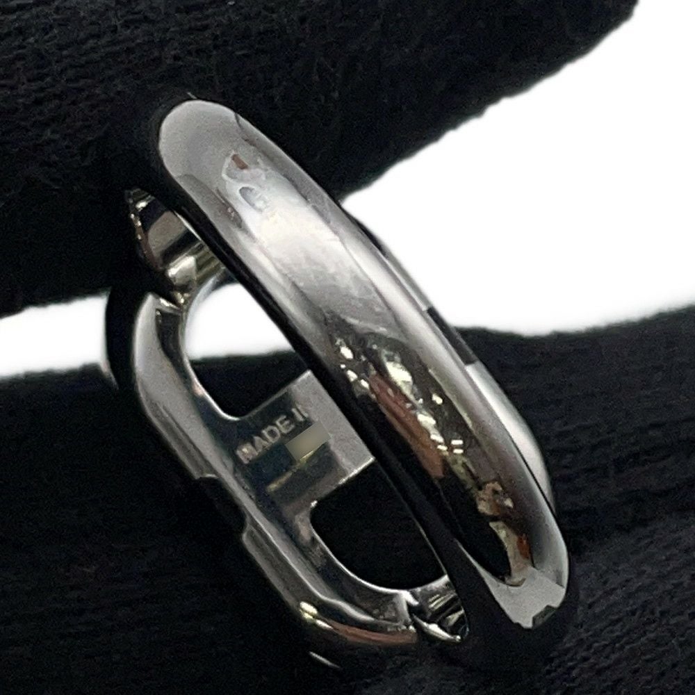 エルメス リング マイヨン ブラック/シルバー金具 サイズT60 HERMES