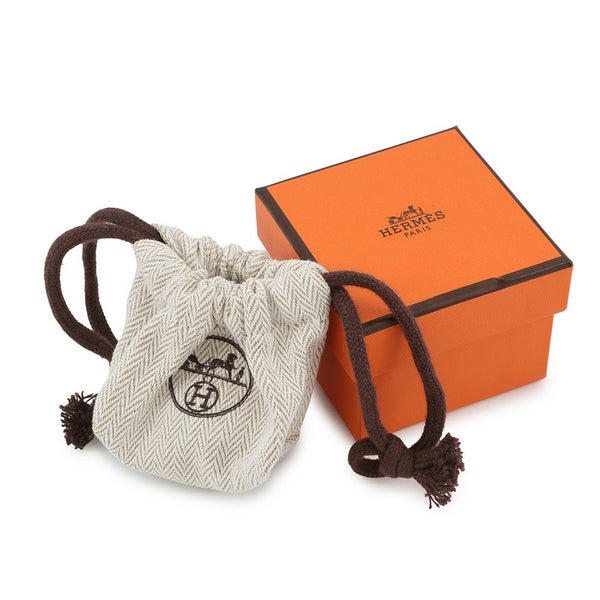 エルメス リング マイヨン ブラック/シルバー金具 サイズT60 HERMES メンズ 指輪 黒