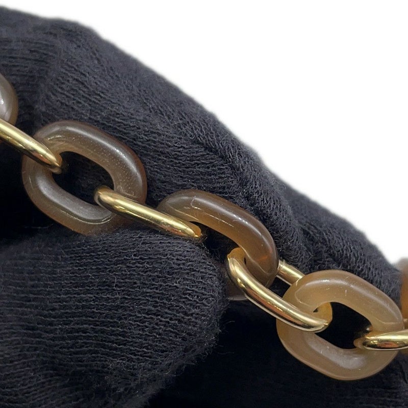 エルメス ロングネックレス レジーユ バッファローホーン/メタル HERMES Wチェーン アクセサリー