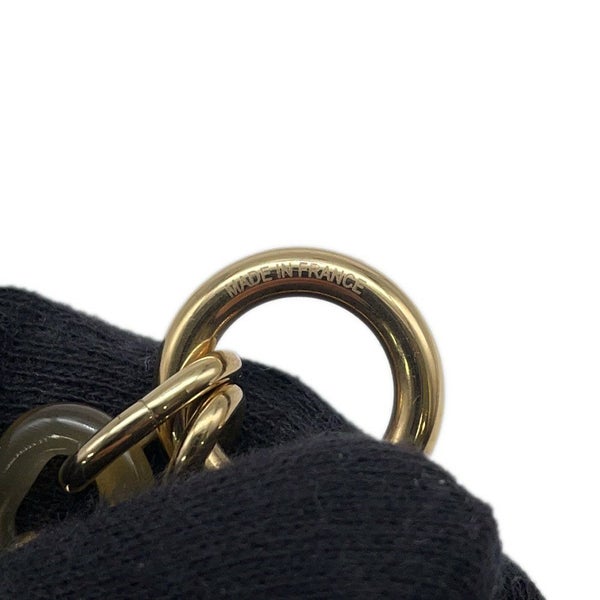 エルメス ロングネックレス レジーユ バッファローホーン/メタル HERMES Wチェーン アクセサリー