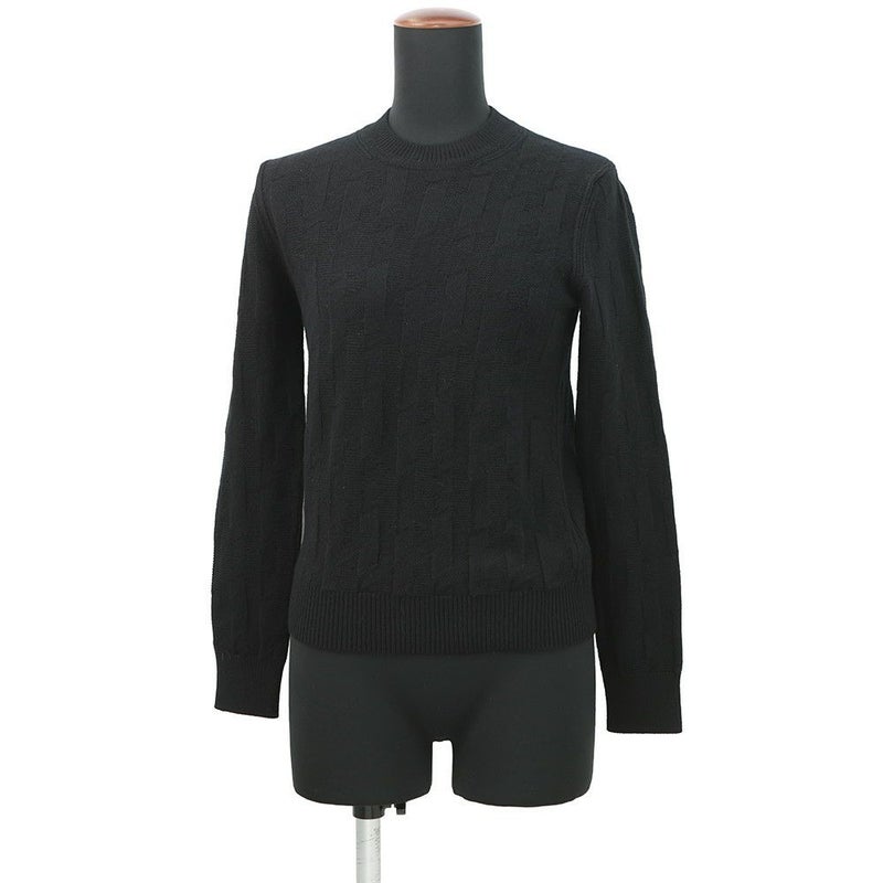 エルメス ニット ロングスリーブ Hモチーフ レディースサイズ34 HERMES アパレル トップス 黒
