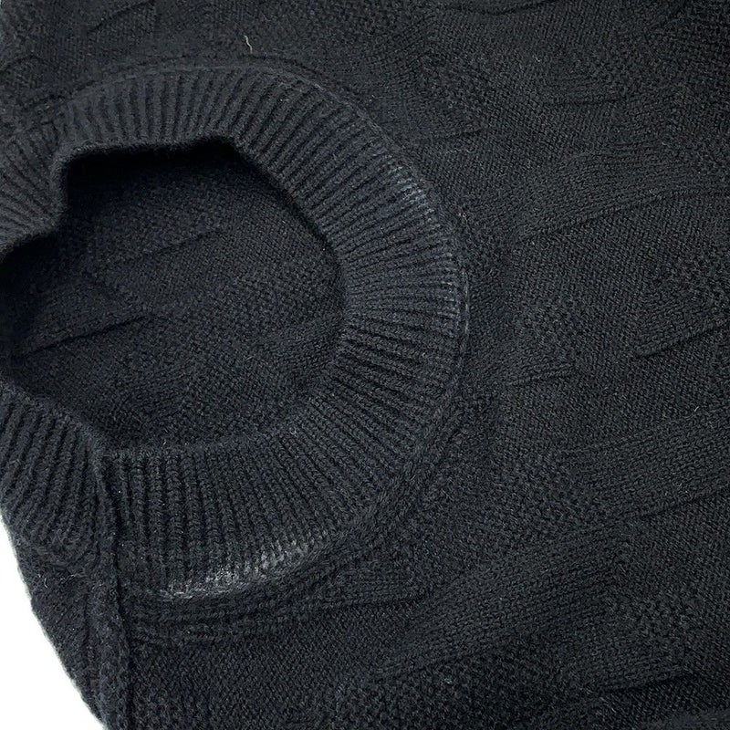 エルメス ニット ロングスリーブ Hモチーフ レディースサイズ34 HERMES アパレル トップス 黒