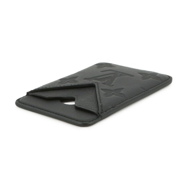 ルイヴィトン カードケース モノグラム・シャドウ マグセーフ ポルト カルト・マグネット M26738 LOUIS VUITTON 黒
