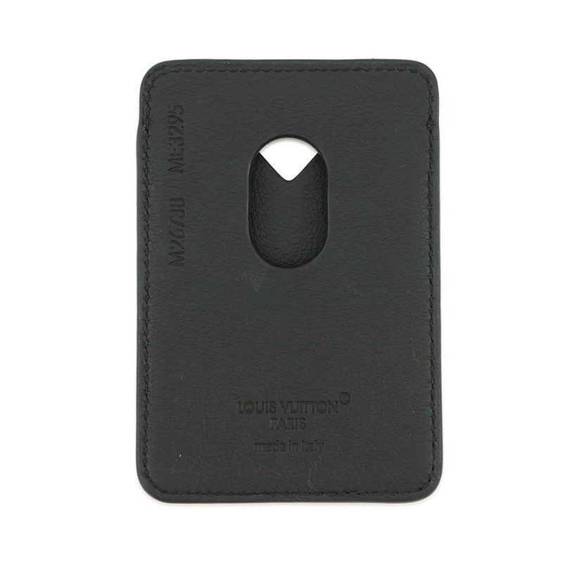ルイヴィトン カードケース モノグラム・シャドウ マグセーフ ポルト カルト・マグネット M26738 LOUIS VUITTON 黒