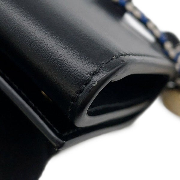 プラダ ショルダーウォレット  トライアングルロゴ ショルダーストラップ付き ウォレット レザー 1MT027 PRADA 財布 黒