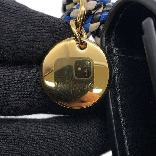 プラダ ショルダーウォレット  トライアングルロゴ ショルダーストラップ付き ウォレット レザー 1MT027 PRADA 財布 黒