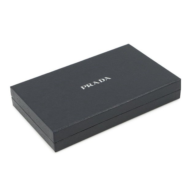 プラダ ショルダーウォレット  トライアングルロゴ ショルダーストラップ付き ウォレット レザー 1MT027 PRADA 財布 黒