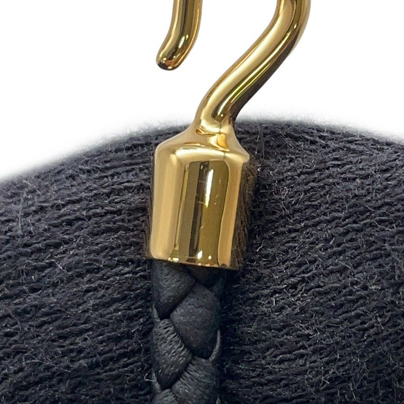 エルメス ブレスレット ルリ・ゴドロンヌ  ブラック/ゴールド金具 スイフト HERMES アクセサリー