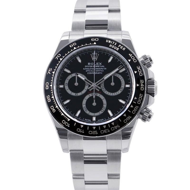 ロレックス コスモグラフ デイトナ ランダムシリアル ルーレット 126500LN ROLEX 腕時計 黒文字盤
