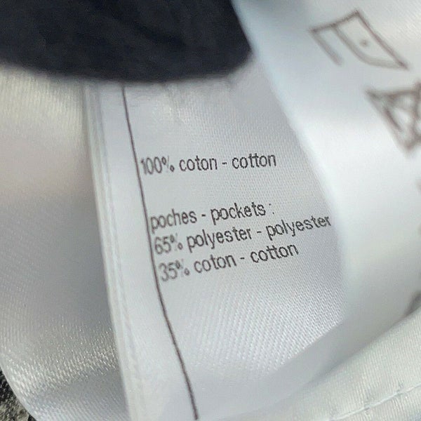 シャネル パンツ カメリア プリント ウォッシュド デニムパンツ コットン レディースサイズ36 P70188 CHANEL ボトムス