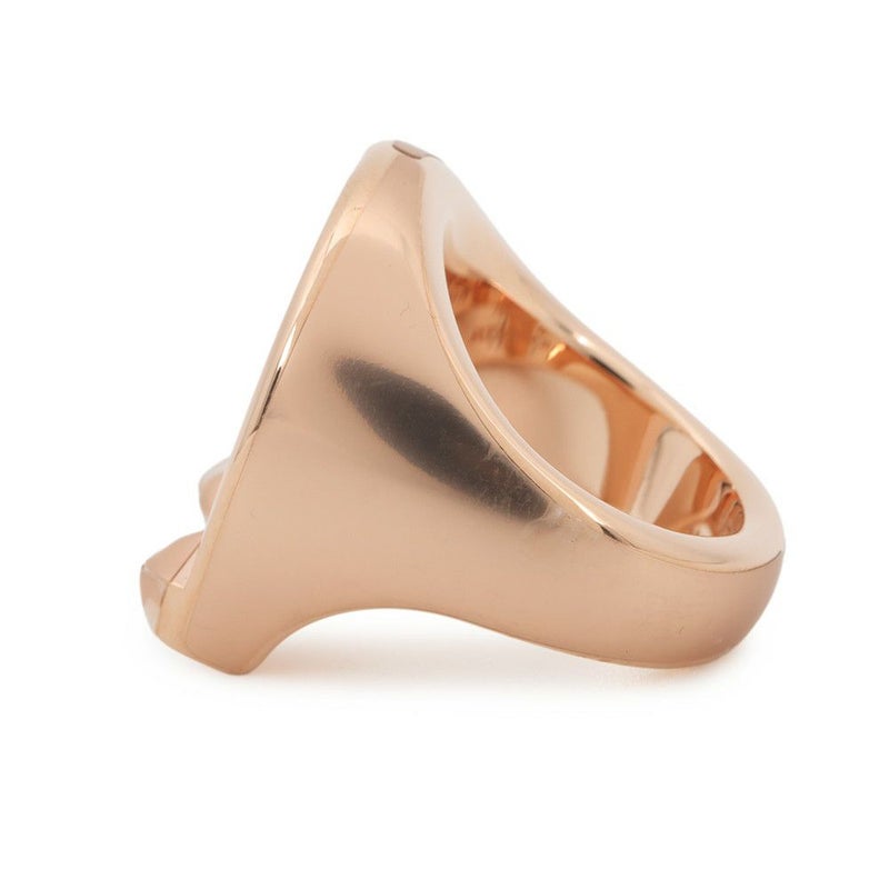 エルメス リング ジョケット GM ブラック/ピンクゴールド金具 サイズ53 HERMES 指輪 黒