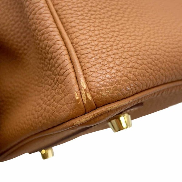 エルメス バーキン25 ゴールド/ゴールド金具 トゴ Z刻印 HERMES Birkin ハンドバッグ