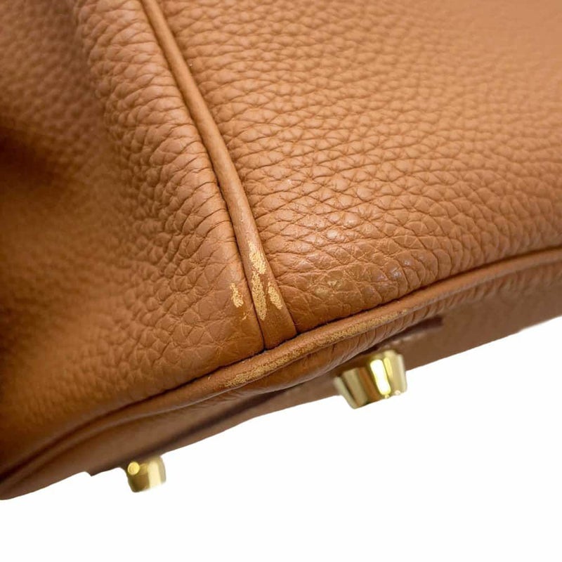 エルメス バーキン25 ゴールド/ゴールド金具 トゴ Z刻印 HERMES Birkin ハンドバッグ