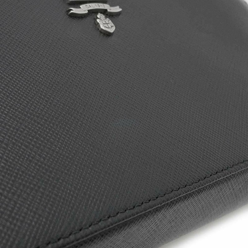 プラダ ショルダーバッグ サフィアーノ 1DH010 PRADA バッグ ウォレット 財布 黒