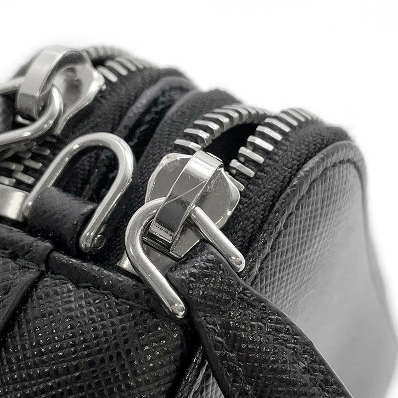 プラダ ショルダーバッグ サフィアーノ 1DH010 PRADA バッグ ウォレット 財布 黒