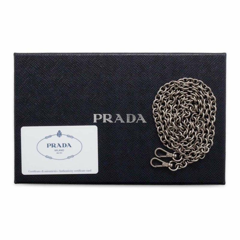 プラダ ショルダーバッグ サフィアーノ 1DH010 PRADA バッグ ウォレット 財布 黒