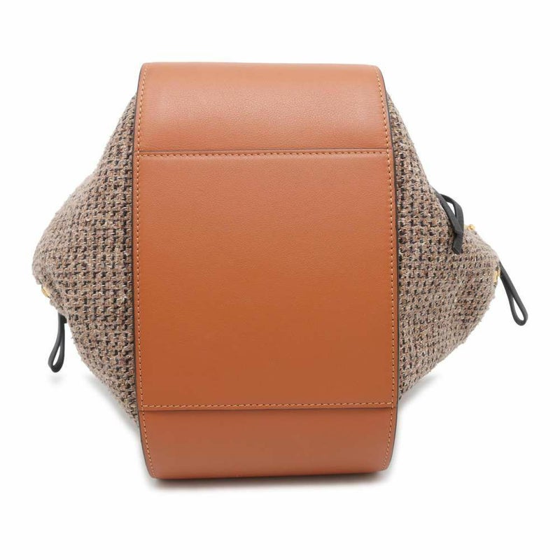 ロエベ ハンドバッグ ハンモック スモール ツイード レザー 309.62.S35 LOEWE 2wayショルダー 黒