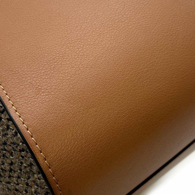 ロエベ ハンドバッグ ハンモック スモール ツイード レザー 309.62.S35 LOEWE 2wayショルダー 黒