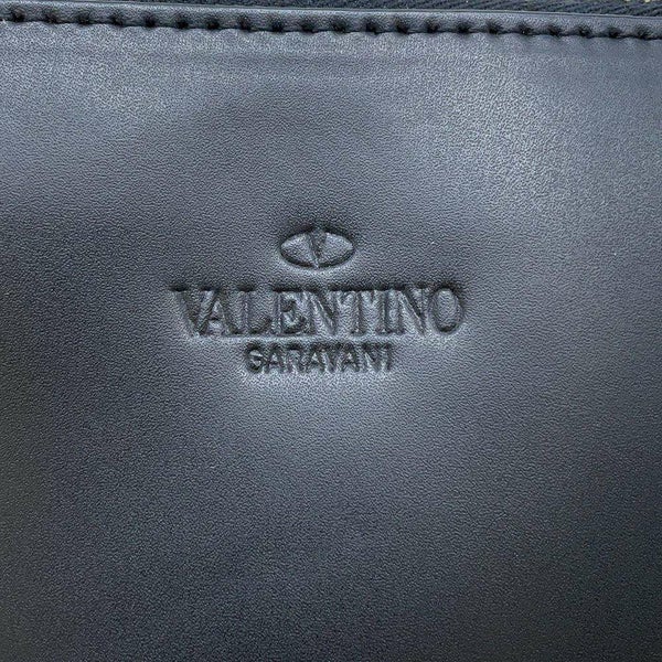 ヴァレンティノガラヴァーニ トートバッグ VLTNロゴ レザー VALENTINO バッグ 黒
