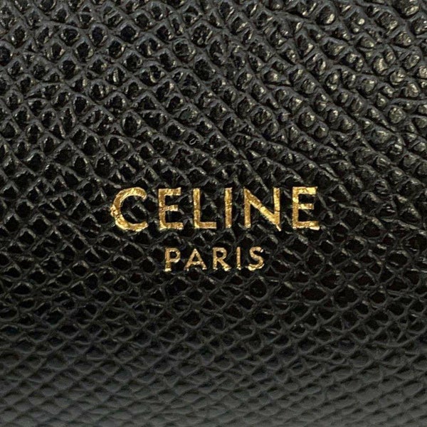 セリーヌ ハンドバッグ ベルトバッグ マイクロ レザー 189153 CELINE 2wayショルダーバッグ 黒