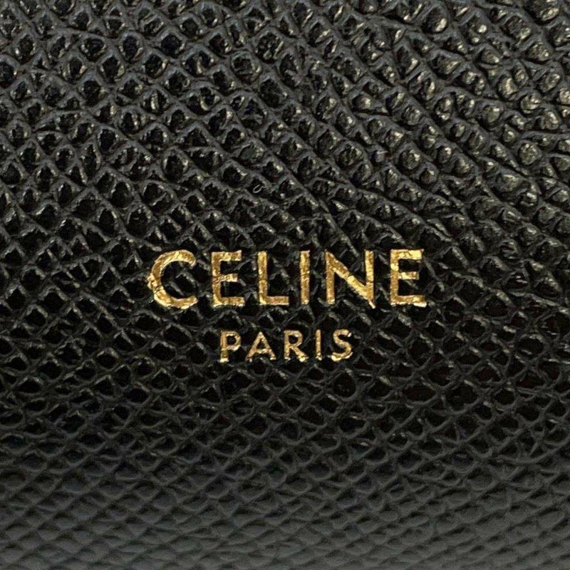 セリーヌ ハンドバッグ ベルトバッグ マイクロ レザー 189153 CELINE 2wayショルダーバッグ 黒