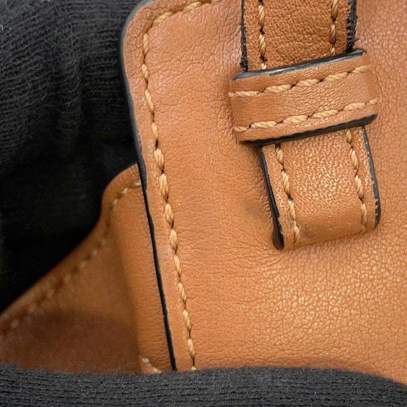 ロエベ ハンドバッグ ハンモック ドローストリング ミニ カーフレザー A538V07X15 2wayショルダーバッグ ブラウン