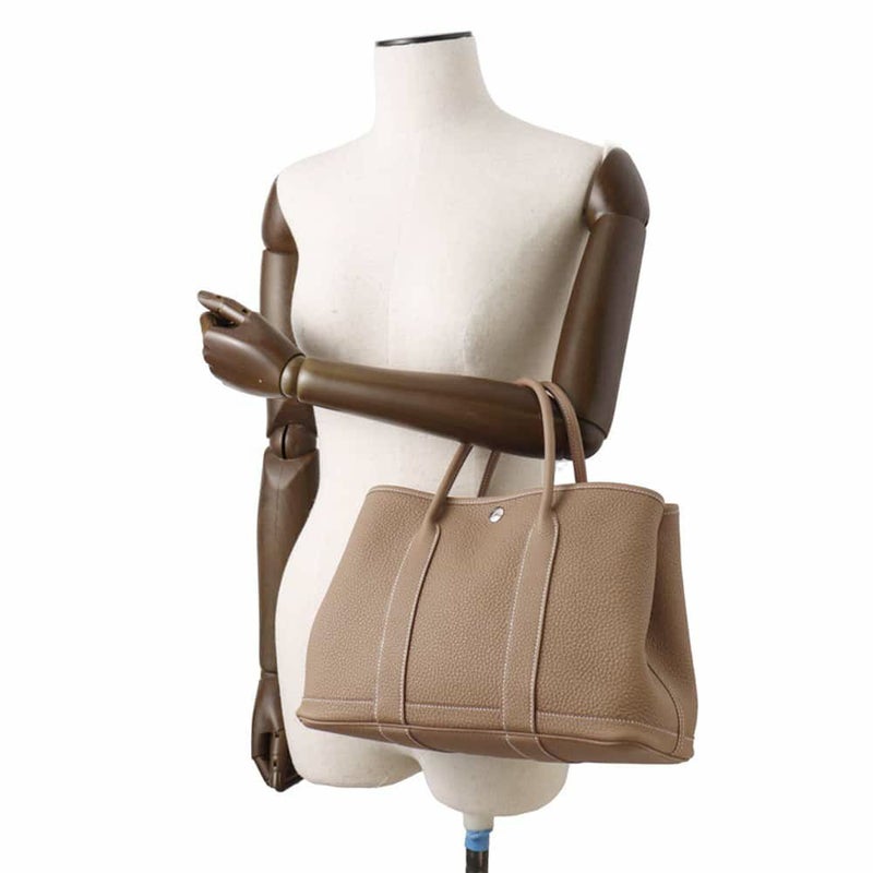 エルメス トートバッグ ガーデンパーティTPM エトゥープ/シルバー金具 ネゴンダ W刻印