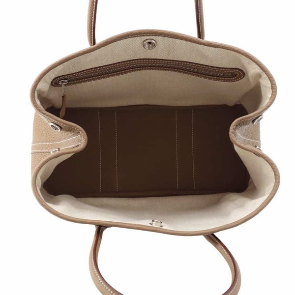 エルメス トートバッグ ガーデンパーティTPM エトゥープ/シルバー金具 ネゴンダ W刻印