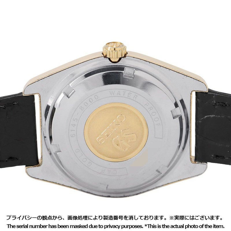 セイコー グランドセイコー デイト 61GS ハイビート 6145-8000 SEIKO 腕時計 シルバー文字盤